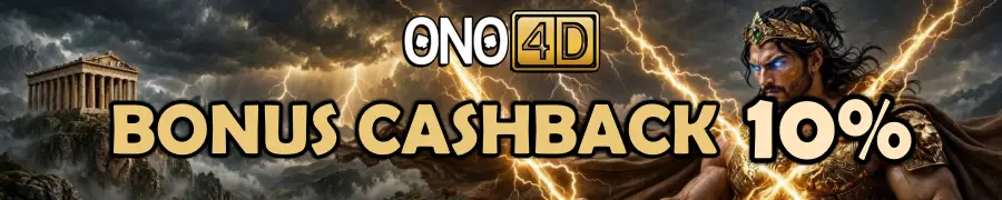 ONO4D Bonus CashBack 10%